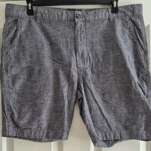 Daniel Cremieux Charcoal Flat Front Shorts Mens 40